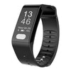TLW T6 Fitness Tracker 0.96 inch OLED Display Wristband Smart Bracelet, Support Sports Mode / ECG / Heart Rate Monitor / Blood Pressure / Sleep Monitor (Black)