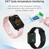 B57T 1.3 inch IPS Color Screen Smart Watch,IP67 Waterproof, Support Call Reminder /Heart Rate Monitoring/Sleep Monitoring/Sedentary Reminder/Blood Pressure Monitoring / Blood Oxygen Monitoring(Red)