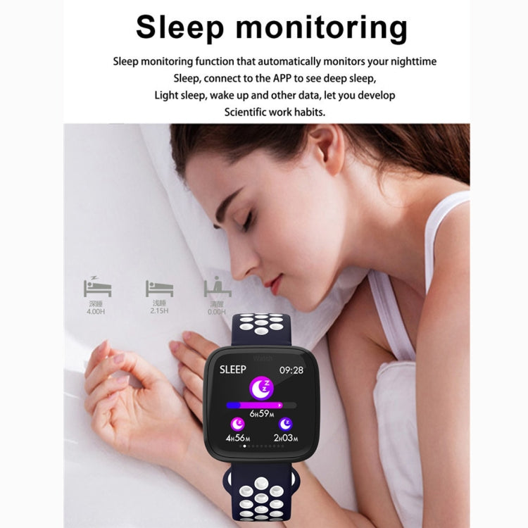 F15 1.3 inch TFT IPS Color Screen Smart Bracelet, Support Call Reminder/ Heart Rate Monitoring /Blood Pressure Monitoring/ Sleep Monitoring/Blood Oxygen Monitoring (Black)