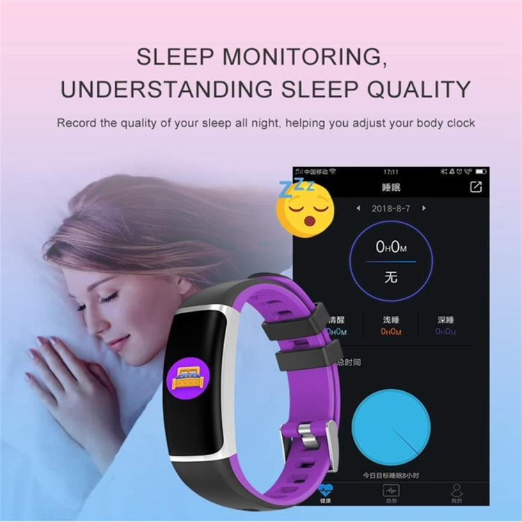 Y7S 0.96 inch TFT Color Screen Smart Bracelet, Support Call Reminder/ Heart Rate Monitoring /Blood Pressure Monitoring/ Sleep Monitoring/Blood Oxygen Monitoring (Mint Green)