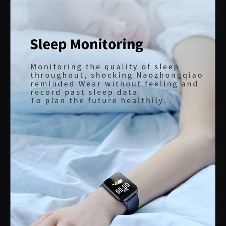 Z02 1.3 inch TFT Color Screen IP67 Waterproof Smart Bracelet, Support Call Reminder/ Heart Rate Monitoring /Blood Pressure Monitoring/ Sleep Monitoring/Blood Oxygen Monitoring (Black)