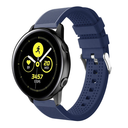 Smart Watch Silicone Wrist Strap Watchband for Garmin Vivoactive 3 (Dark Blue)