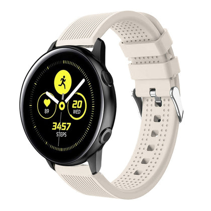 Smart Watch Silicone Wrist Strap Watchband for Garmin Vivoactive 3 (Khaki)