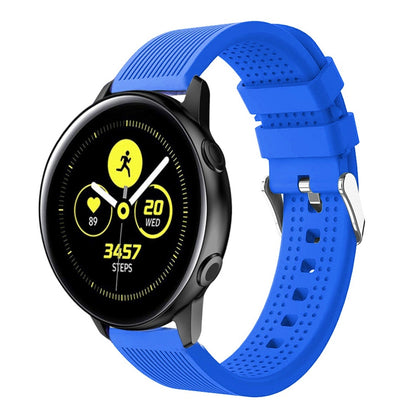 Smart Watch Silicone Wrist Strap Watchband for Garmin Vivoactive 3 (Blue)