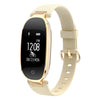 S3 0.96 inch OLED Display Bluetooth Sports Smart Bracelet, IP67 Waterproof, Support Heart Rate Monitor / GPS Trajectory / Pedometer / Calls Remind / Sedentary Reminder / Remote Capture / Distance, Compatible with Android and iOS Phones(Gold)