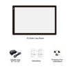 23W 12V LED Three Level of Brightness Dimmable A2 Acrylic Copy Boards Anime Sketch Drawing Sketchpad, EU Plug
