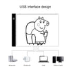 3.5W 5V LED USB Three Level of Brightness Dimmable A4 Acrylic Scale Copy Boards Anime Sketch Drawing Sketchpad with USB Cable 1.5m