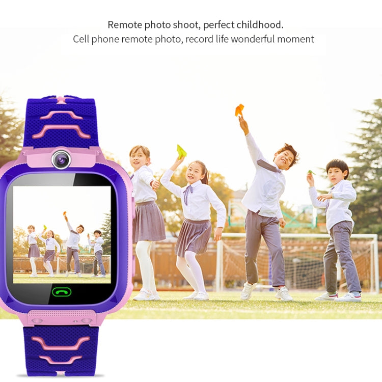 Q12B 1.44 inch Color Screen Smartwatch for Children, Support LBS Positioning / Two-way Dialing / One-key First-aid / Voice Monitoring / Setracker APP (Yellow)