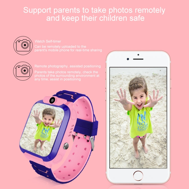 Q120 1.44 inch Color Screen Smartwatch for Children IP67 Waterproof, Support LBS Positioning / Two-way Dialing / One-key First-aid / Voice Monitoring / Setracker APP(Pink)