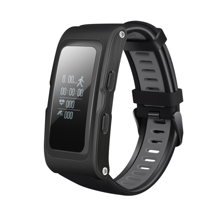 T28 0.96 Inch OLED Touch Screen GPS Track Record Smart Bracelet, IP67 Waterproof, Support Pedometer / Heart Rate Monitor / Blood Pressure Monitor / Notification Remind / Call Reminder / Smart Alarm / Answer Calls / Sedentary remind / Sleep Monitor, Compat