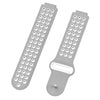 Double Colour Silicone Sport Wrist Strap for Garmin Forerunner 220 / Approach S5 / S20 (Grey White)