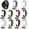 Double Colour Silicone Sport Wrist Strap for Garmin Forerunner 220 / Approach S5 / S20 (Grey White)