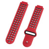 Double Colour Silicone Sport Wrist Strap for Garmin Forerunner 220 / Approach S5 / S20 (Red + Black)