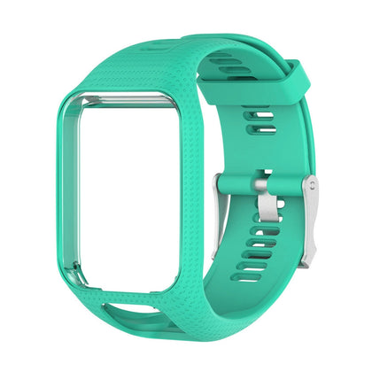 Silicone Sport Wrist Strap for Tomtom Runner 2/3 Series (Mint Green)