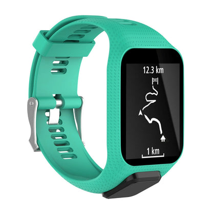 Silicone Sport Wrist Strap for Tomtom Runner 2/3 Series (Mint Green)