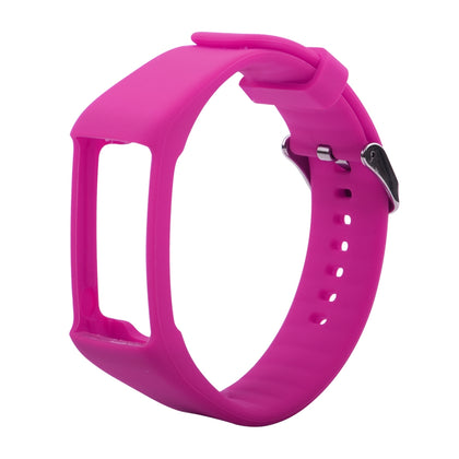 Silicone Sport Wrist Strap for POLAR A360 / A370 (Rose Red)