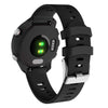 Smart Watch Silicone Wrist Strap Watchband for Garmin Forerunner 245(Black)