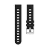 Smart Watch Silicone Wrist Strap Watchband for Garmin Forerunner 245(Black)