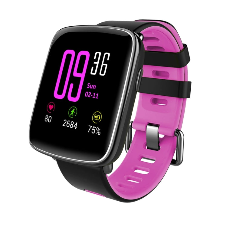 GV68 Touch Screen Bluetooth Smart Bracelet, IP68 Waterproof, Support Heart Rate Monitor / Pedometer / Bluetooth Call / Calls Remind / Sleep Monitor / Sedentary Reminder / Anti-lost / Remote Capture, Compatible with Android and iOS Phones(Pink)