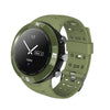 F18 1.3inch IP68 Waterproof Smartwatch Bluetooth 4.2, Support Incoming Call Reminder / Heart Rate Detection / Sleep Monitoring(Green)