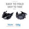 LF609 Foldable Wifi FPV RC Drone Quadcopter without Camera, One Battery, Support Forwards & Backwards, 360 Degrees Rotating, Altitude Hold Mode(Black)