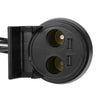 5V 1A+2.4A Two USB Ports & Two Car Cigarette Lighter Socket Car Charger with Holder Function