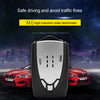 M6 360 Degrees Full-Band Scanning Car Speed Testing System Radar Laser Detector, Support English & Russian Voice Broadcast(Silver+Black)