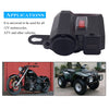 WUPP Multi-function WUPP 4 Motorcycle USB Charger Cigarette Lighter, with Blue Light