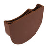 Car Seat Crevice Storage Box with Interval Auto Gap Pocket Stowing Tidying for Phone Pad Card Coin Case Accessories(Brown)