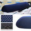 Waterproof Motorcycle Sun Protection Heat Insulation Seat Cover Prevent Bask In Seat Scooter Cushion Protect, Size: L, Length: 70-77cm; Width: 40-50cm(Blue)