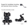 12-45V Portable Motorcycle X-type Automatic Locking USB Charger Mobile Phone Holder
