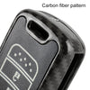 Carbon Fiber Texture Car Key Protective Cover for Honda Folding 2-button (Black)