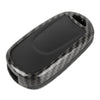 Carbon Fiber Texture Car Key Protective Cover for Buick Verano (Black)