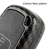 Carbon Fiber Texture Car Key Protective Cover for Haval H6 (Black)
