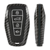 Carbon Fiber Texture Car Key Protective Cover for Geely A06 (Black)