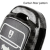 Carbon Fiber Texture Car Key Protective Cover for CHANGAN Folding (Black)