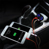 ACCNIC 2 Multi-functional Cigarette Socket Lighter Splitter with 2 USB Ports 3.2A Phone Car Charger