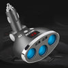 ACCNIC 3 Multi-functional Cigarette Socket Lighter Splitter with 2 USB Ports 3.1A Phone Car Charger