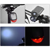 2 PCS 3W 240LM USB Solar Energy Motorcycle / Bicycle Light Set, Front Light+Back Light(Black)