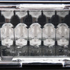 DC 12V 4.2W 16LEDs Crystal Lamp Beads Car Windshield Warning Lamp 18 Flash Patterns(Adjustable)