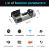 G6 170 Degrees Wide Angle Full HD 1080P Video Car DVR, Support TF Card / WIFI / Loop Recording, with Starlight Night Vision Function(Black)