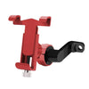 360 Degree Rotatable Aluminum Alloy Phone Bracket for Electric Car / Motorcycle, Suitable for 50-100mm Device(Red)
