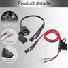 Motorcycle 5V 2.1A Waterproof USB Charger Kit SAE to USB Adapter, with Extension Harness