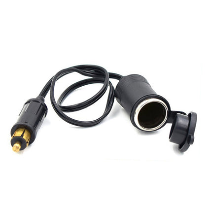 Car 15A 12-24V Multi-functional European Standard Connector Cigarette Lighter for BMW / Motorcycles with 30cm Power Cable