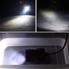 DC 9V-48V 4000LM 6000K 30W IP67 6 LED Lamp Beads Motorcycle Aluminum Alloy LED Headlight Lamps, Constantly Bright