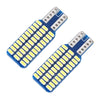 2 PCS T10 / W5W / 168 / 194 DC12V 1.2W 6000K 80LM 33LEDs SMD-3014 Car Reading Lamp Clearance Light, with Decoder