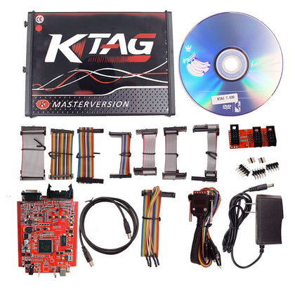 KTAG V7.020 Red PCB Board ECU Programming Tool Unlimited Token