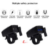 Motorcycle Waterproof 10-80V 2.4A Dual USB Fast Charger Adapter