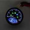 Motorcycle LCD Digital Tachometer Speedometer Odometer Gauge