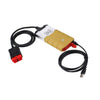 Autocom CDP Professional Auto CDP for Autocom Diagnostic Car Cables OBD2 Diagnostic Tool Delphi DS150E with BT (Gold)